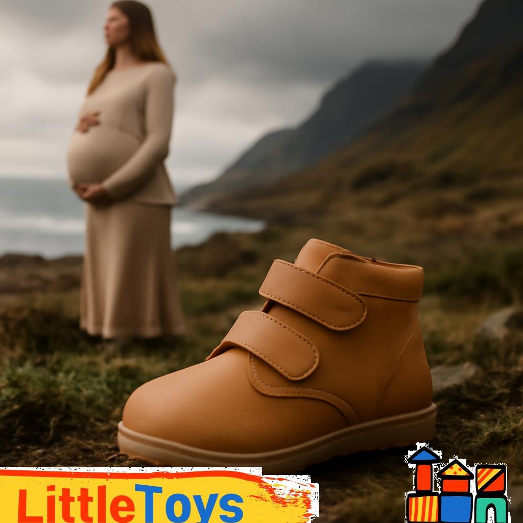 ALT-Text: Bunte Baby-Lauflernschuhe aus weichem Material, ideal für die ersten Schritte von Kleinkindern und Babys.