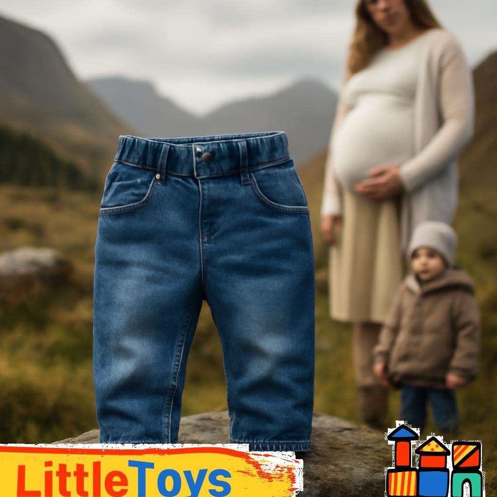 ALT-Text: „Bequeme und stylische Kleinkind-Jeans in verschiedenen Größen und Waschungen, perfekt für Kleinkinder und Babys.“