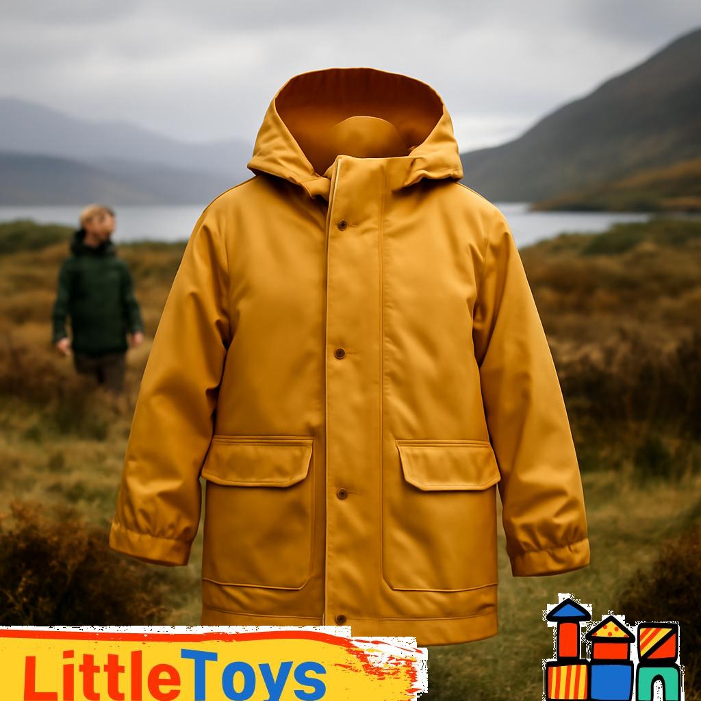 ALT-Text: Bunte und wasserdichte Grundschulkinder-Regenmäntel für Kinder im Schulalter, perfekt geschützt bei Regenwetter.